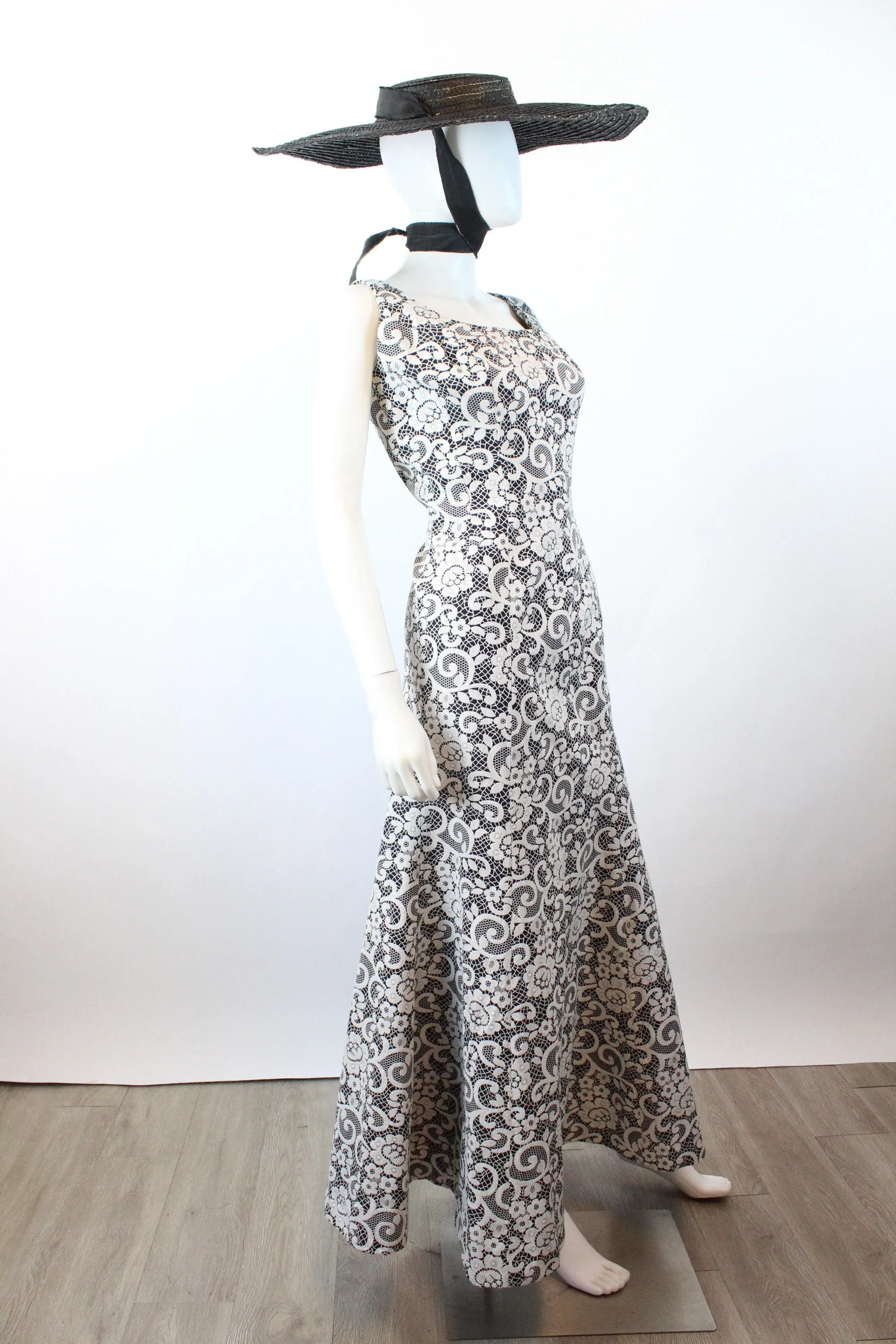 1960s SAKS FIFTH AVENUE mermaid gown dress medium | new spring summer