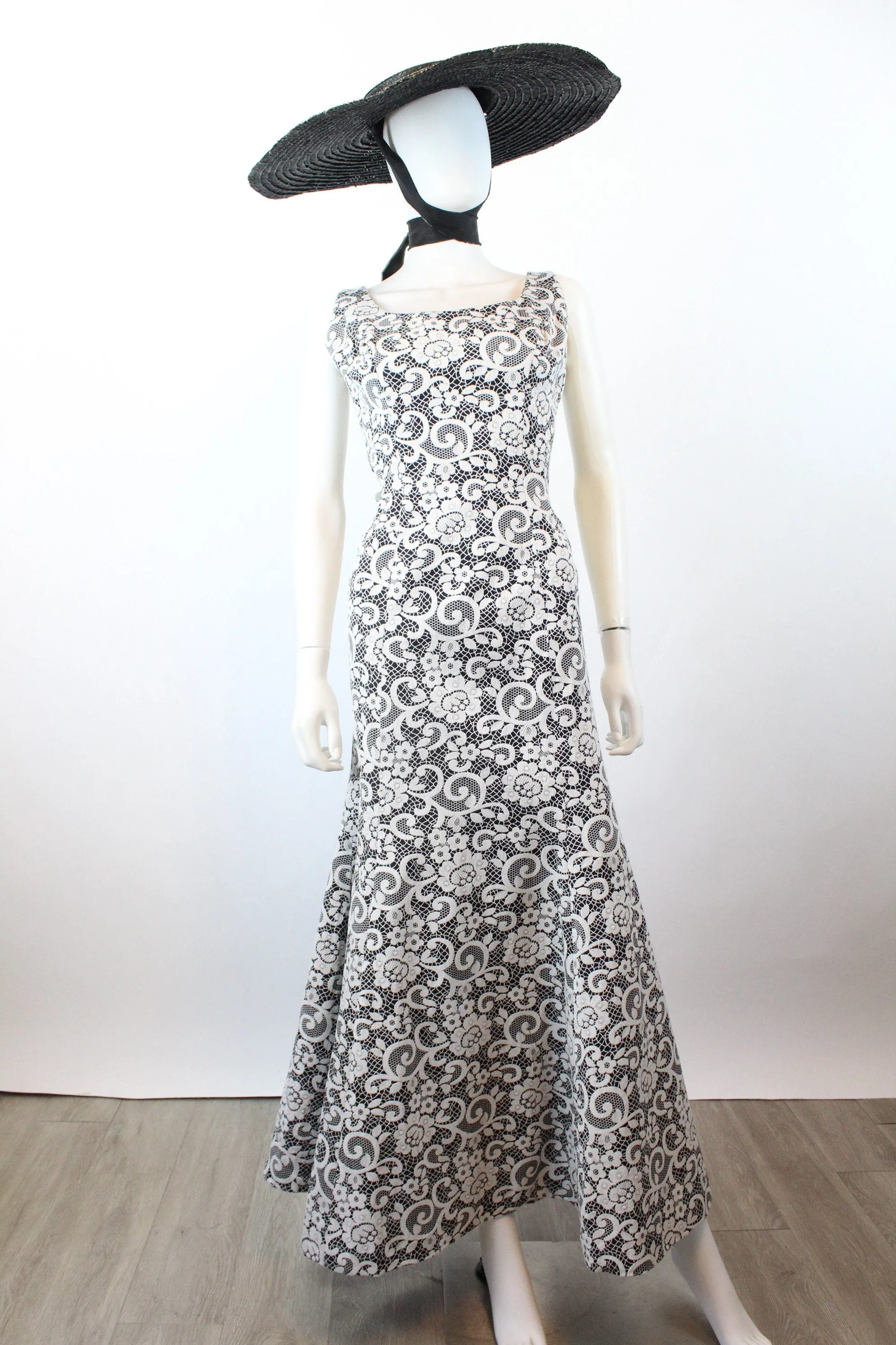 1960s SAKS FIFTH AVENUE mermaid gown dress medium | new spring summer