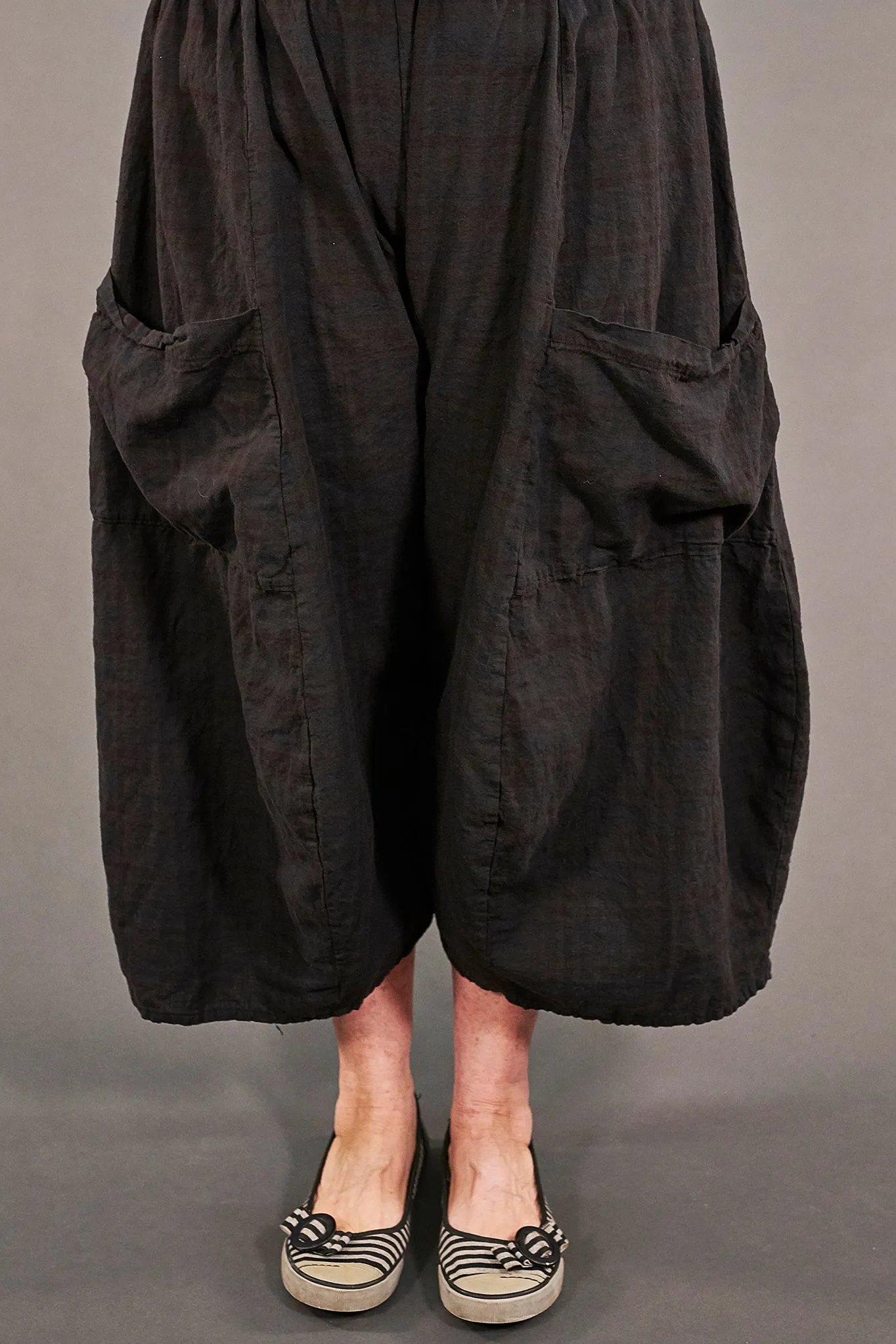 3258 Chopped Pant Magpie Black-U