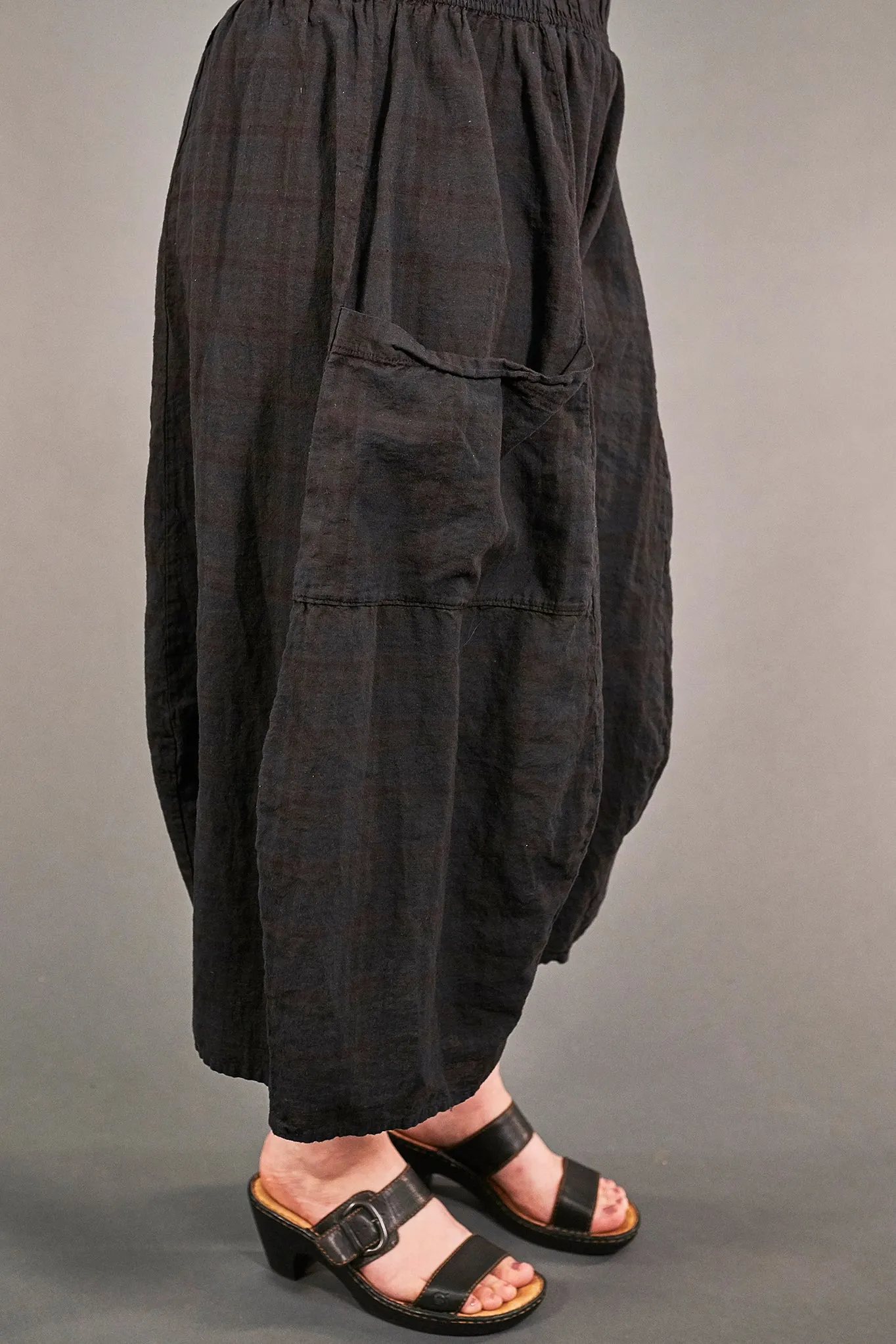 3258 Chopped Pant Magpie Black-U