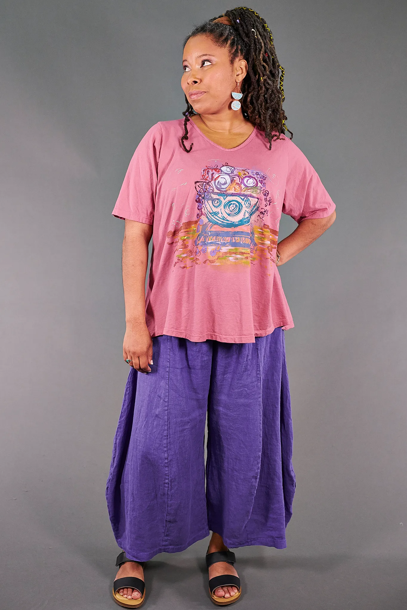 3296 Crop Linen Billow-Margaux-U