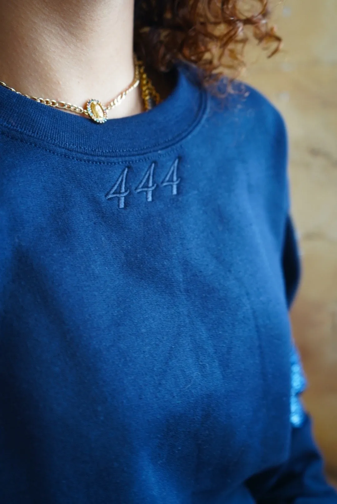444 Blue Pullover