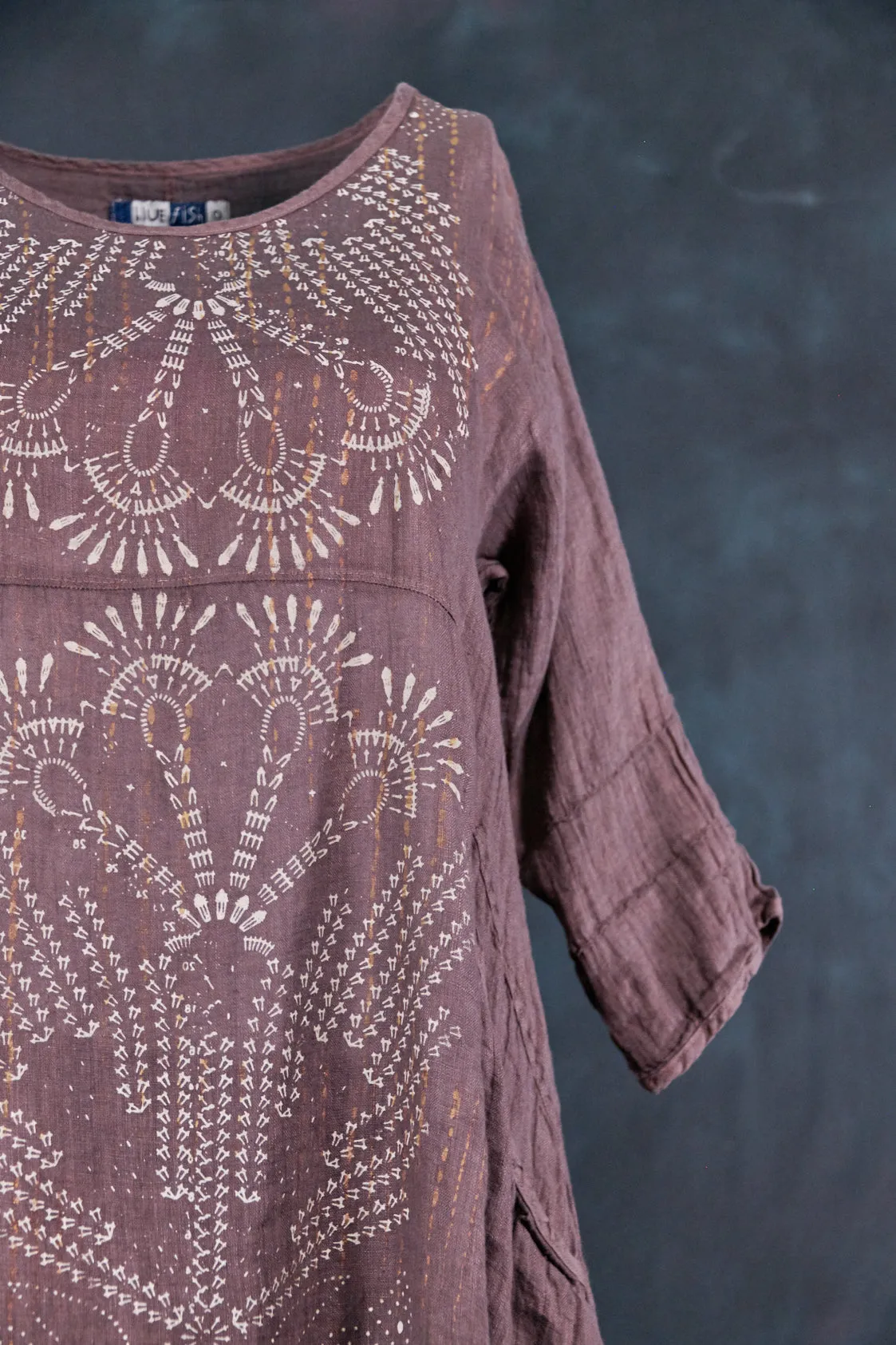 7114 Wave Dress Flint-Stitches