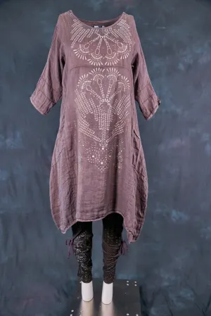 7114 Wave Dress Flint-Stitches