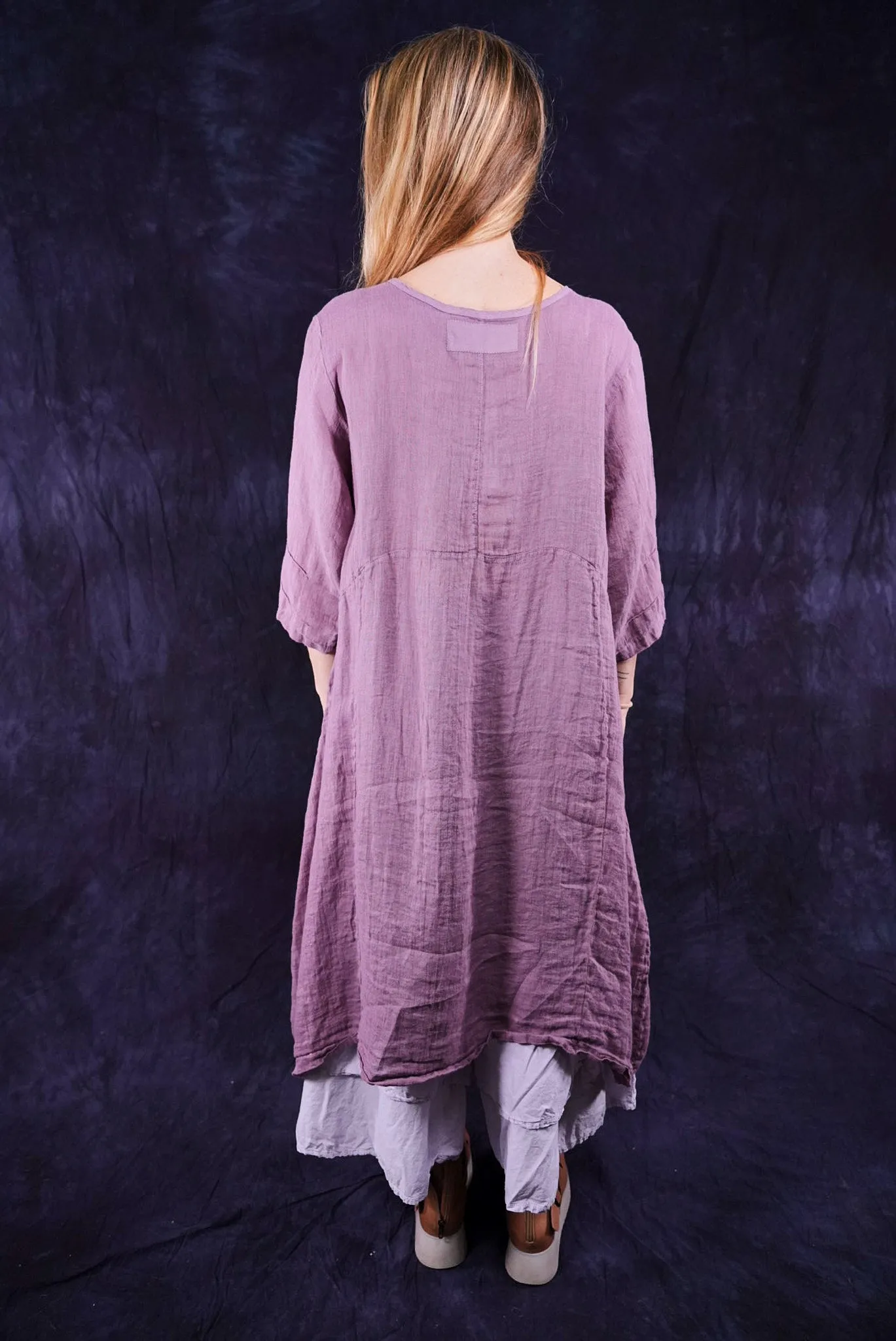 7114 Wave Dress Tulsi Rose #2-P