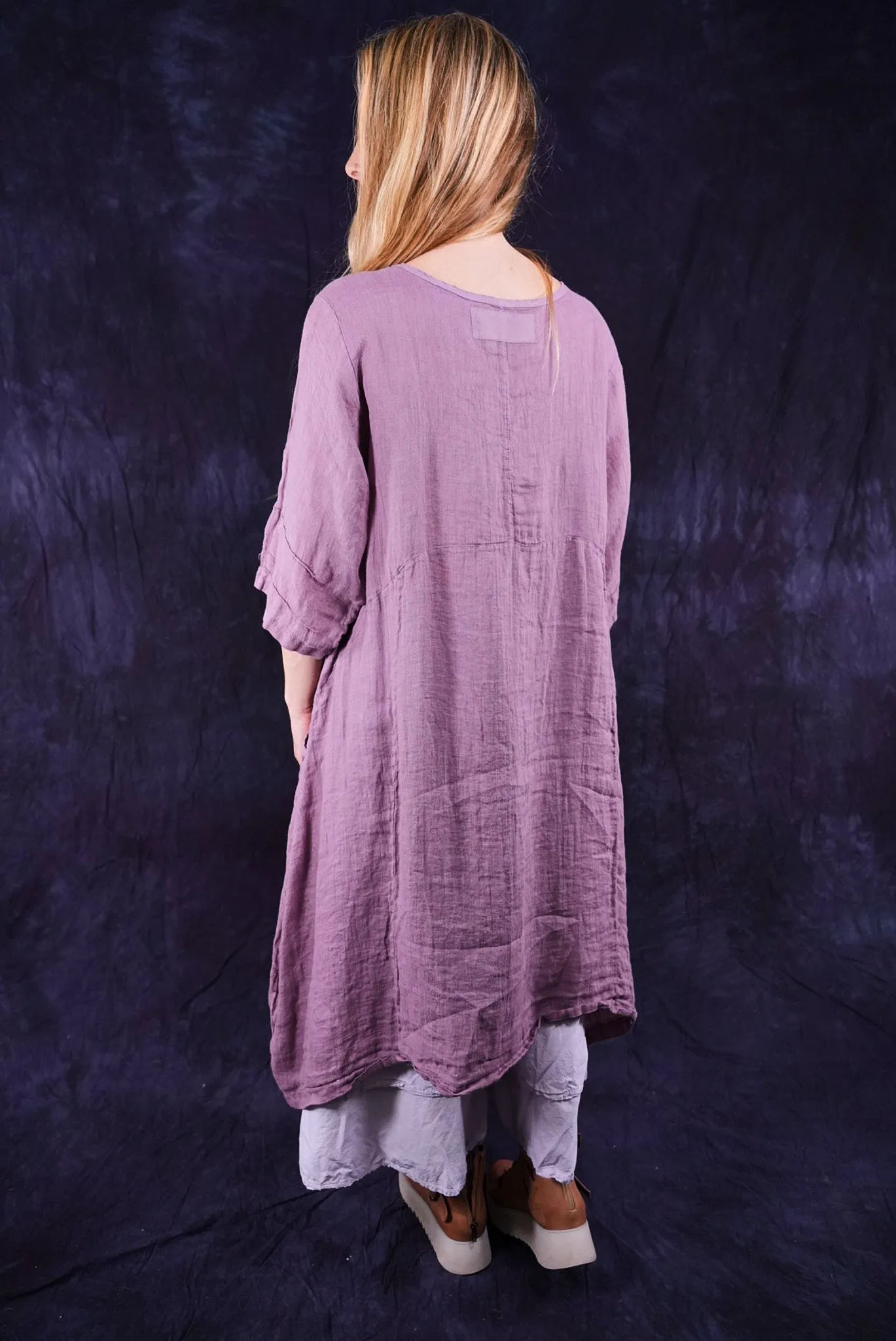7114 Wave Dress Tulsi Rose #2-P