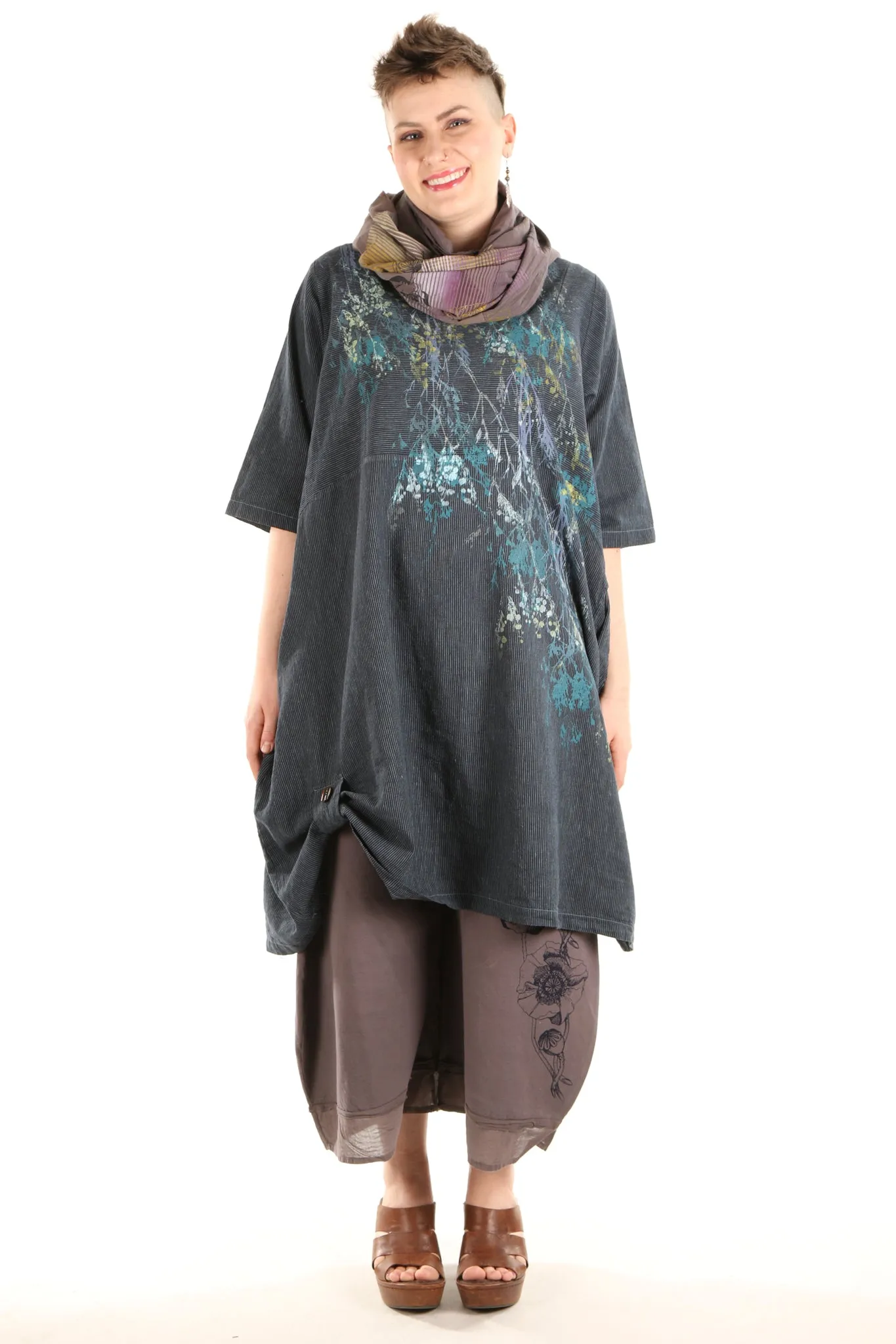 7213 Lucky Striped Dress Kingfisher/Indigo-P