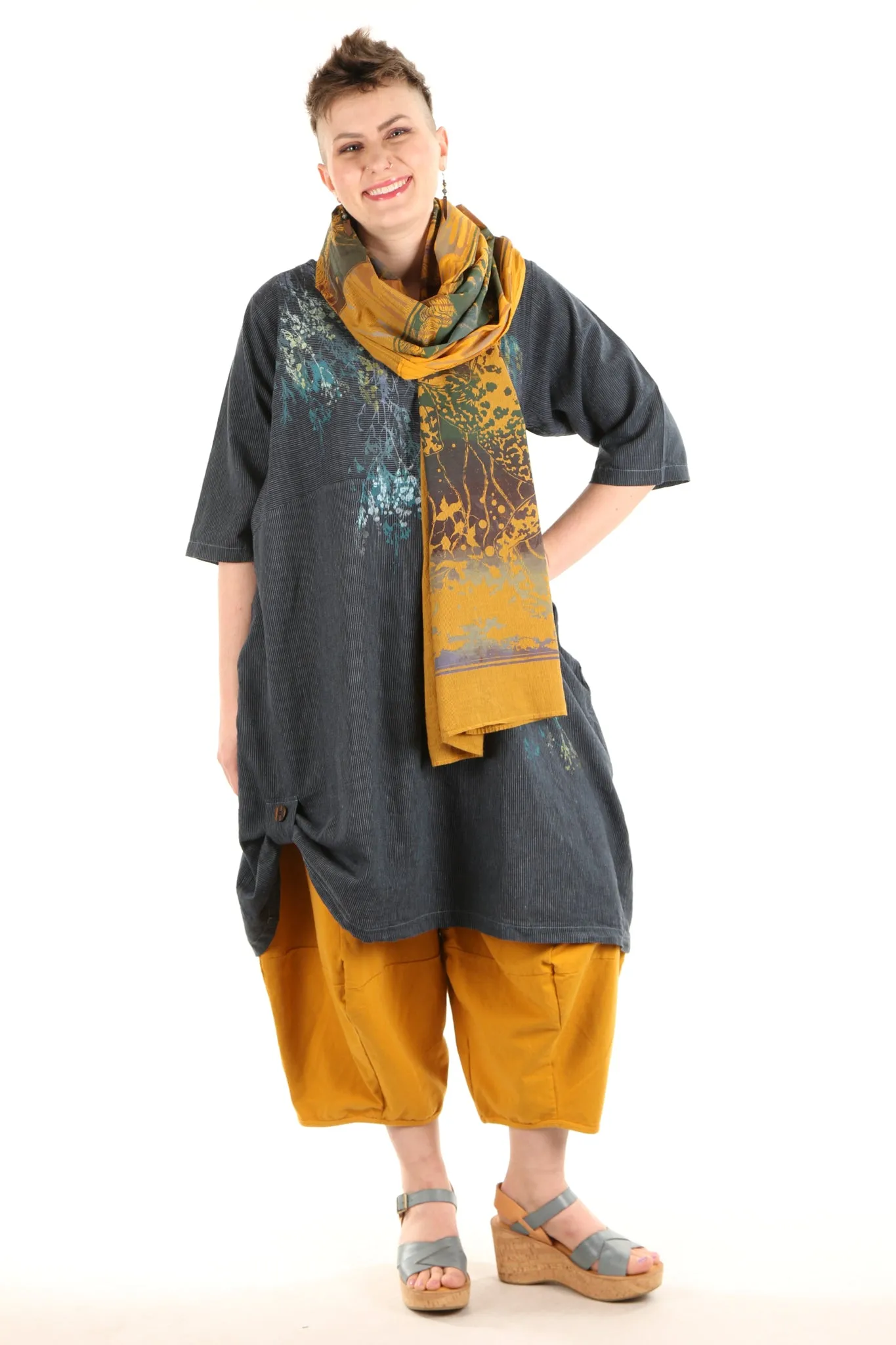 7213 Lucky Striped Dress Kingfisher/Indigo-P