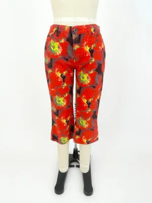 90s D&G Strawberry Print Pants