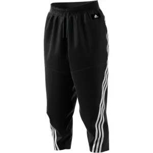 adidas Sportswear Z.N.E Wrapped 3 Stripe 7/8 Pants (Black/White)