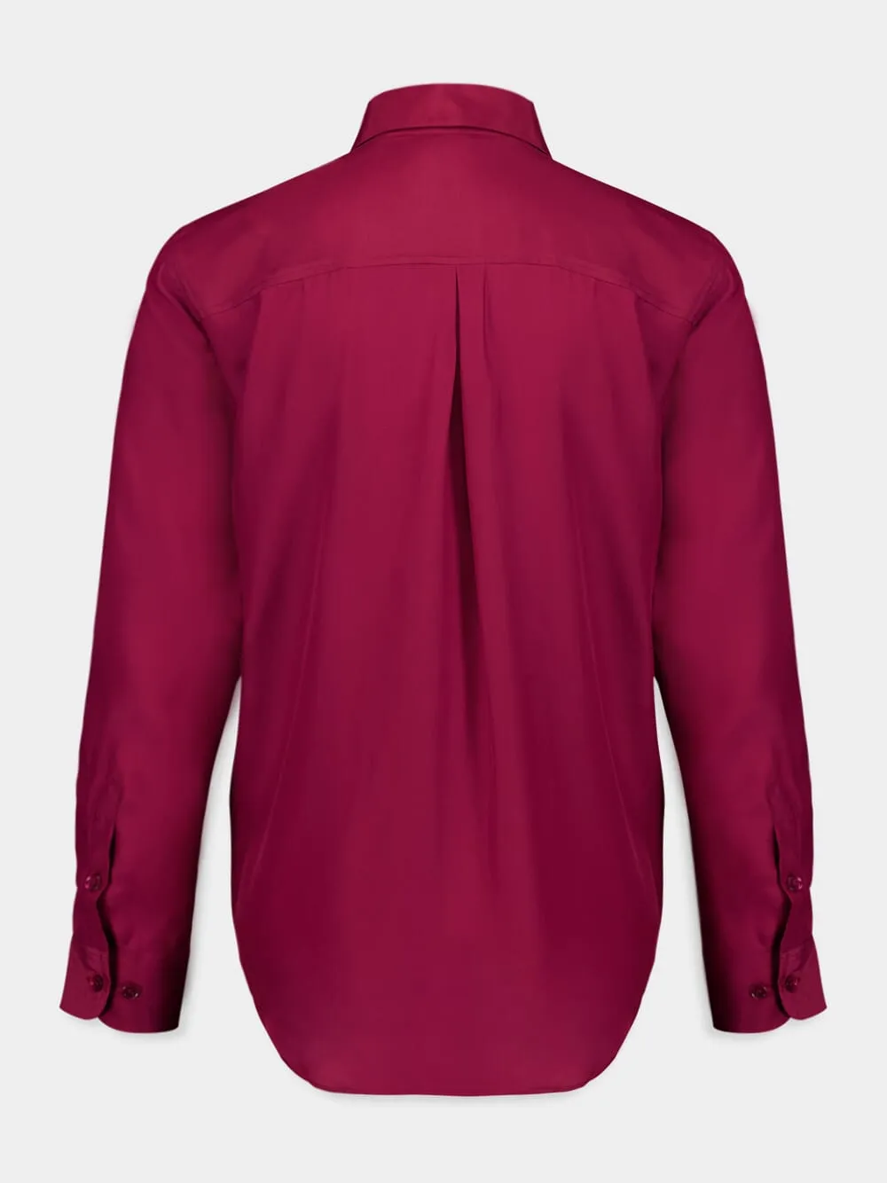 Ametista Bordeaux Silk Shirt