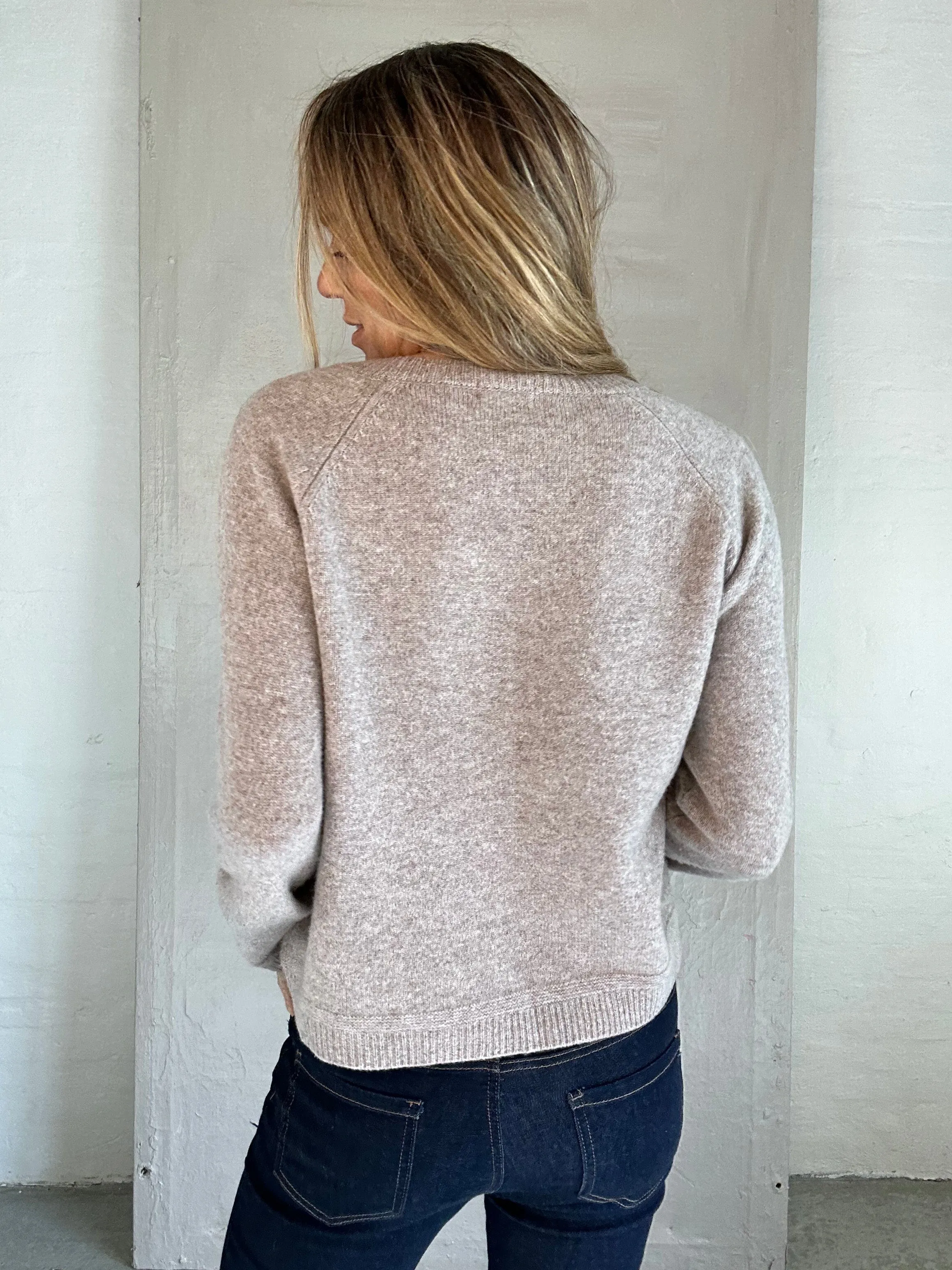 Andcopenhagen - Oversize Cashmere blouse Mocca - 100% cashmere knit - Eleni