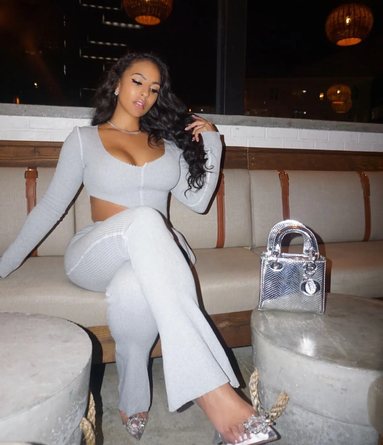 Angle Cut Two Piece Set