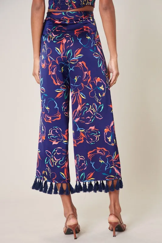 ANOTHER DAY IN PARADISE WIDE LEG TROPICAL TROUSER PANT