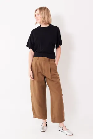 Apiece Apart Bari Crop Trouser Toffee