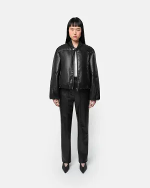 Apparis Gigi Padded Bomber Noir