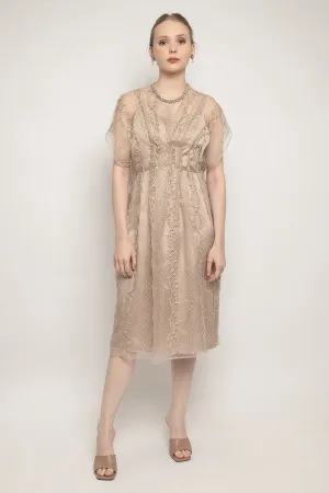 Arshaka Dress in Latte