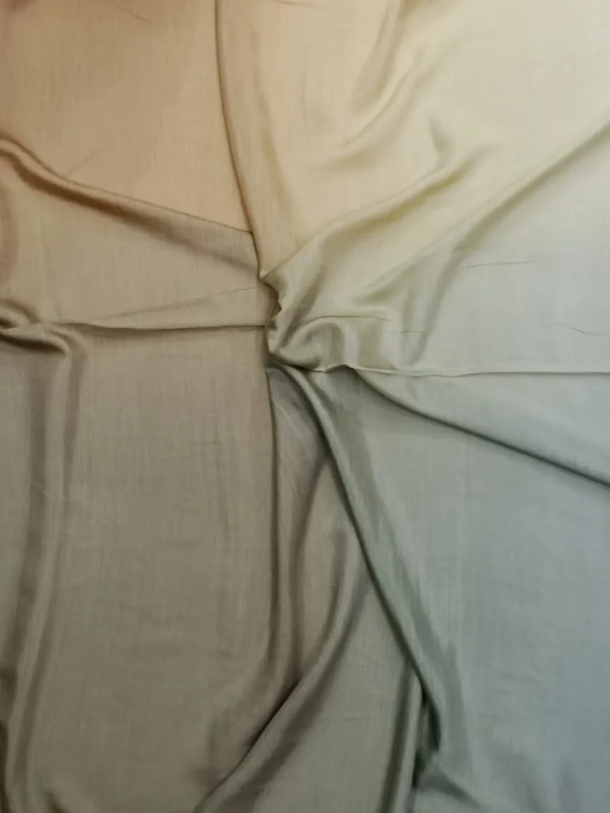 Artisanal Hand Dyed Soft Modal Muslin Mul Silk Ombre Shaded Fabric