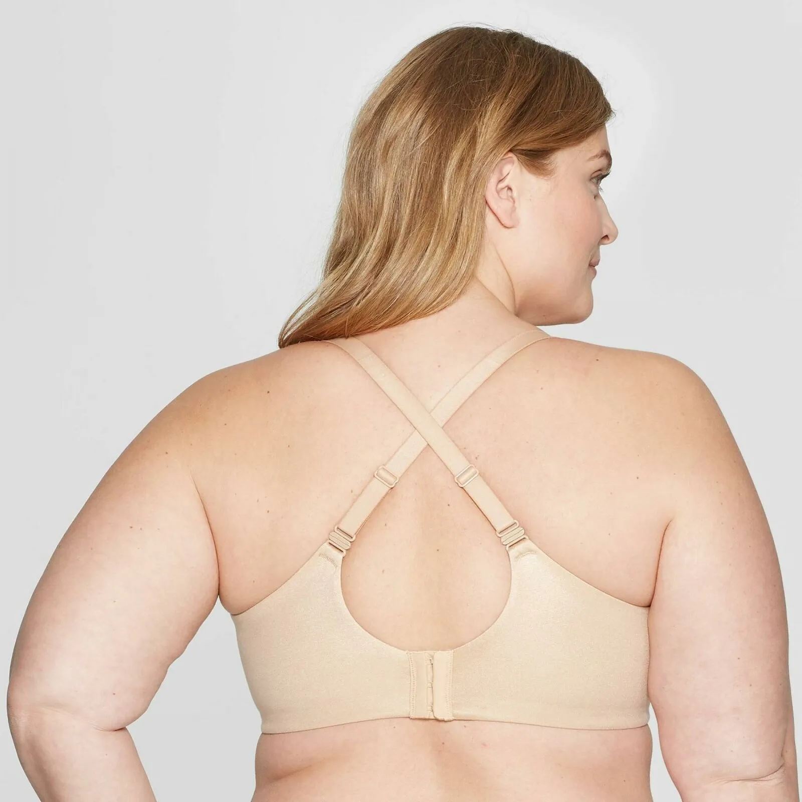 Auden Women's Plus Size Superstar Lightly Lined T-shirt Bra