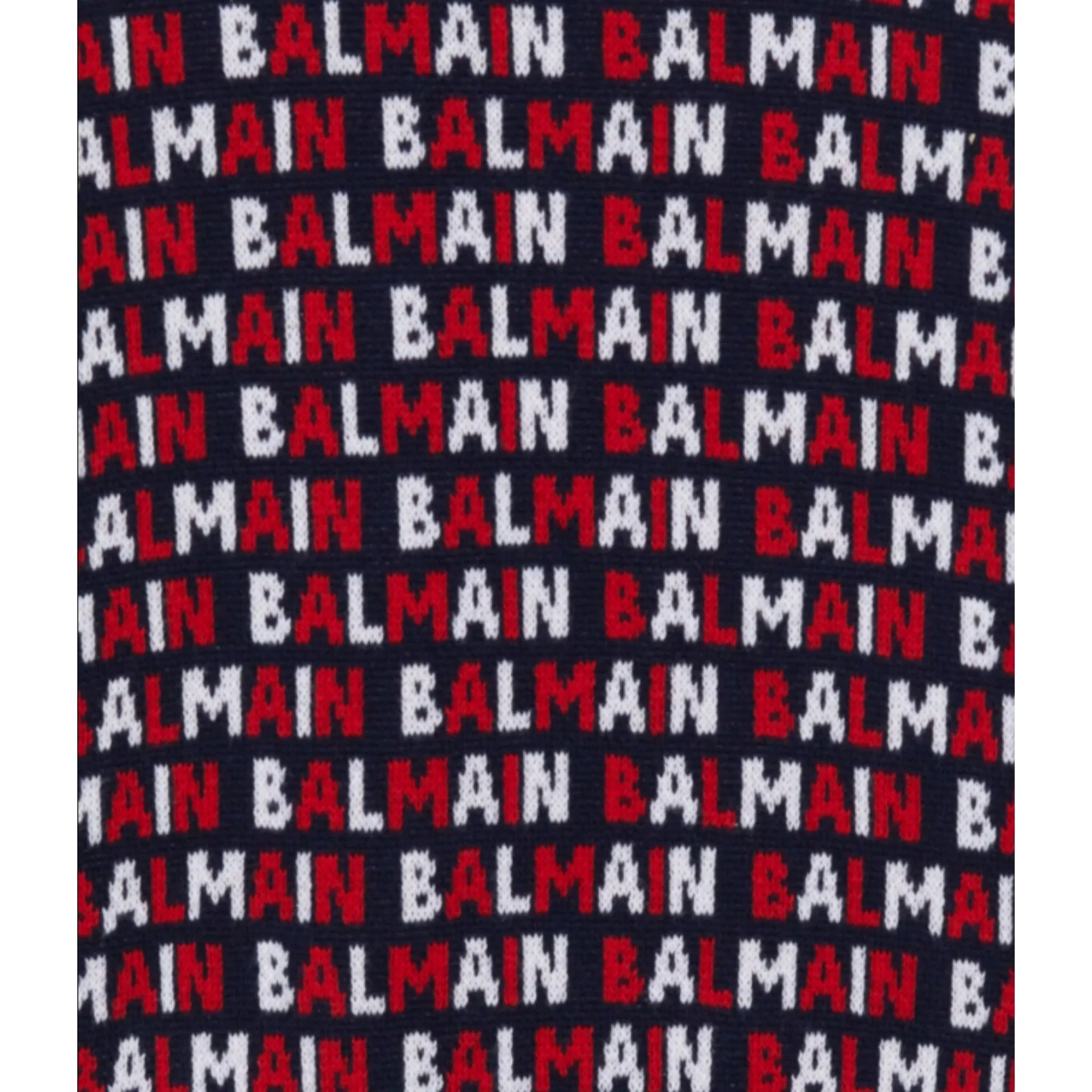 Balmain Kids Monogram Jacquard Jumper Sweater