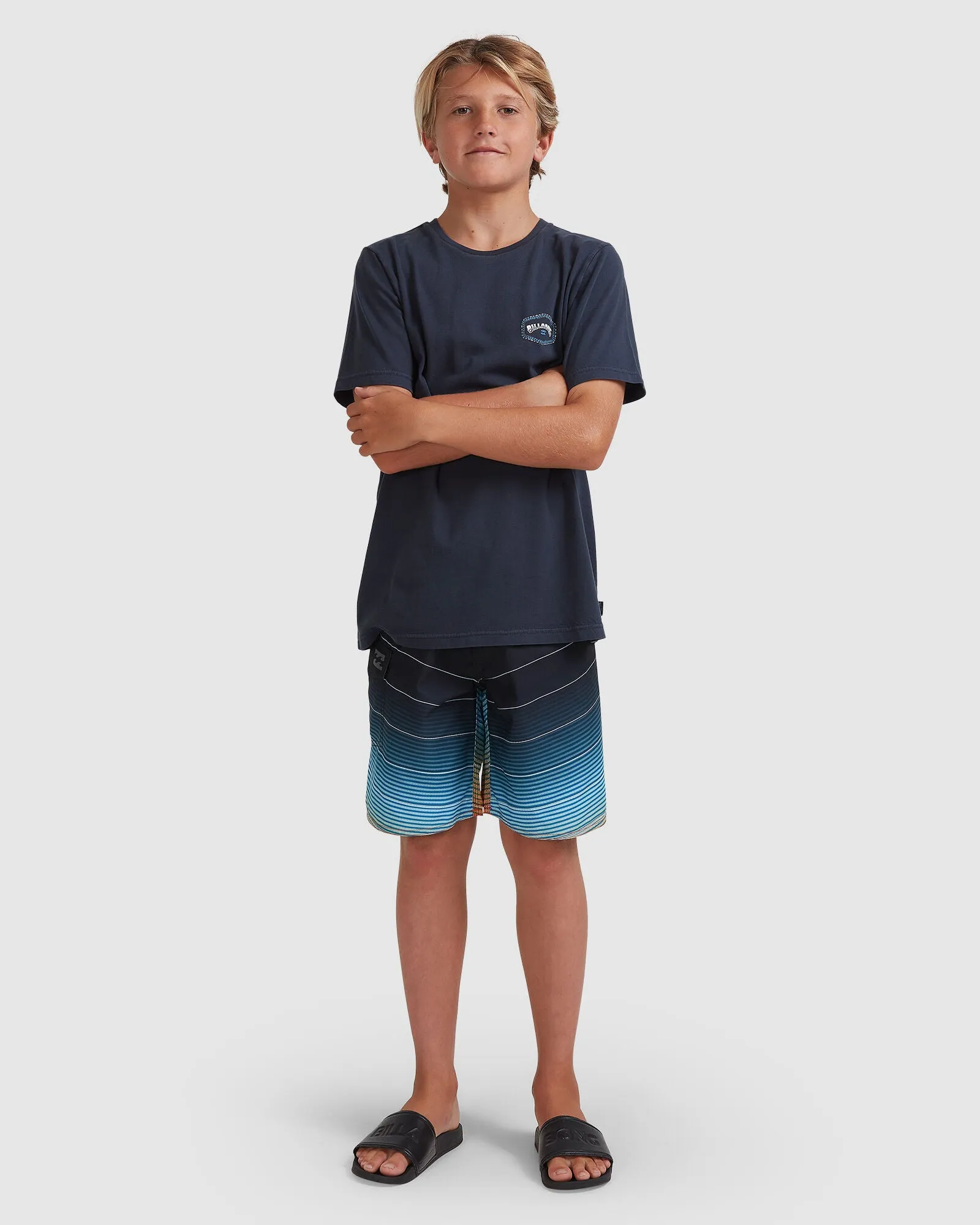 BILLABONG BOYS VOLTURA OG NEON ORANGE BOARDSHORT