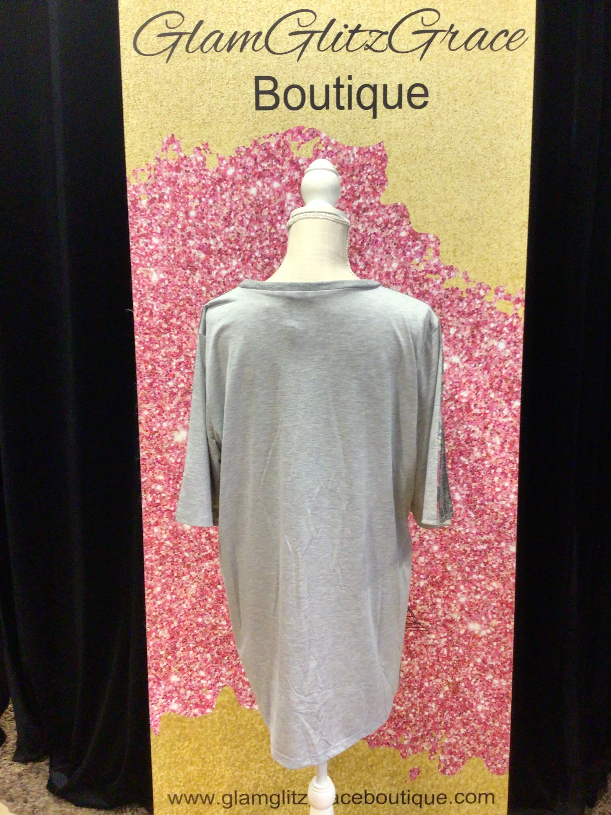 Birthday Girl Sequin T-Shirt Dress