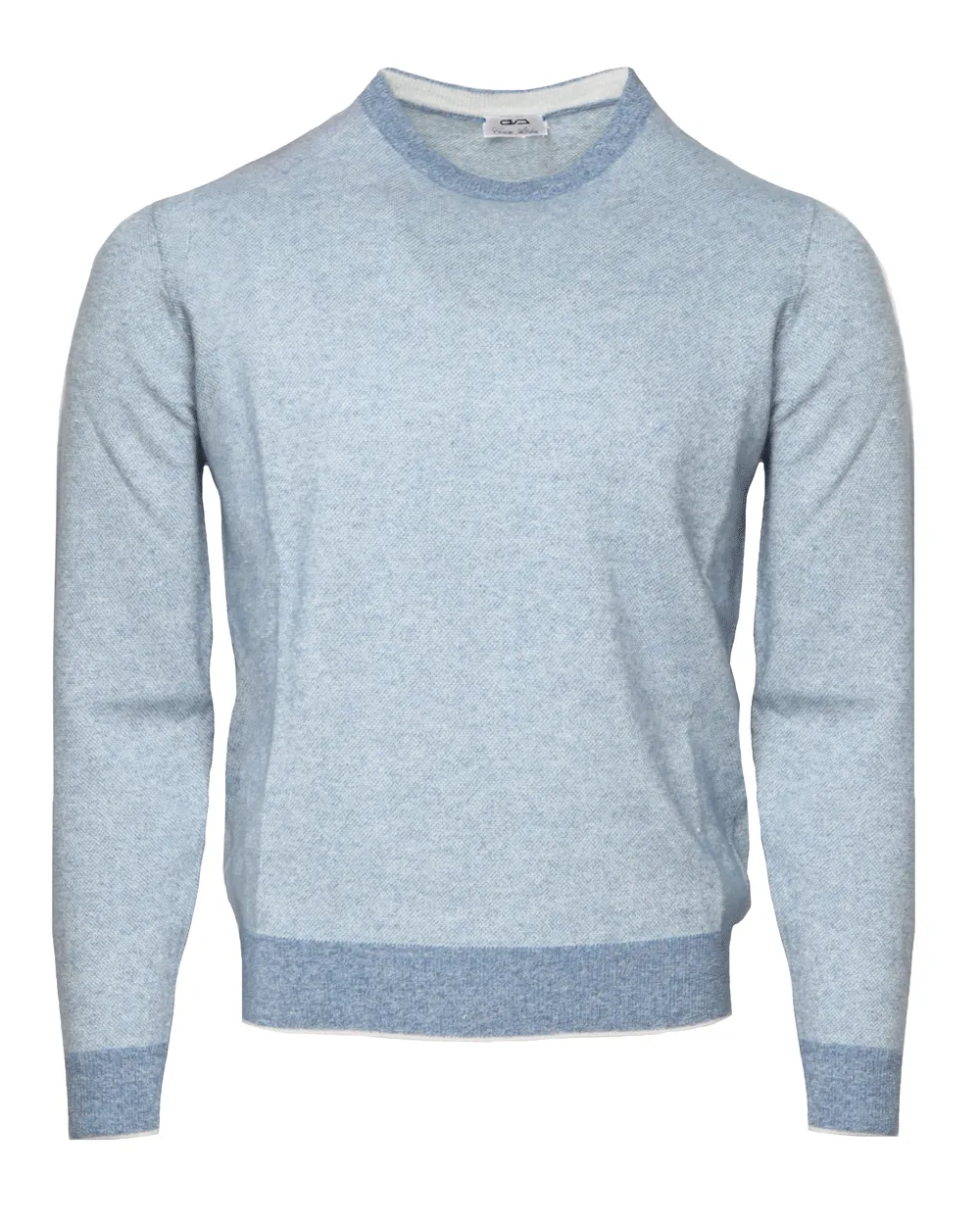 Blue Melange Crewneck Sweater