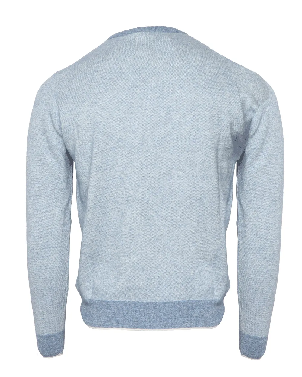 Blue Melange Crewneck Sweater