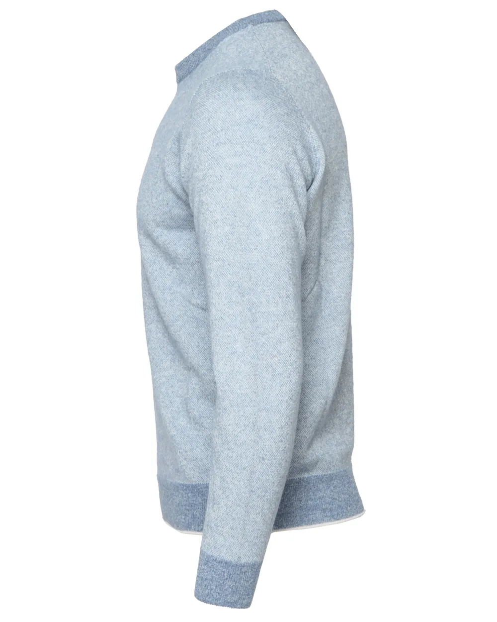 Blue Melange Crewneck Sweater