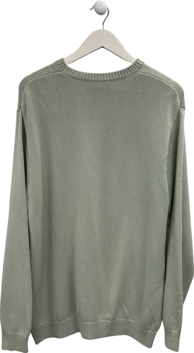 Brandy Melville Green Cotton Sweater One Size