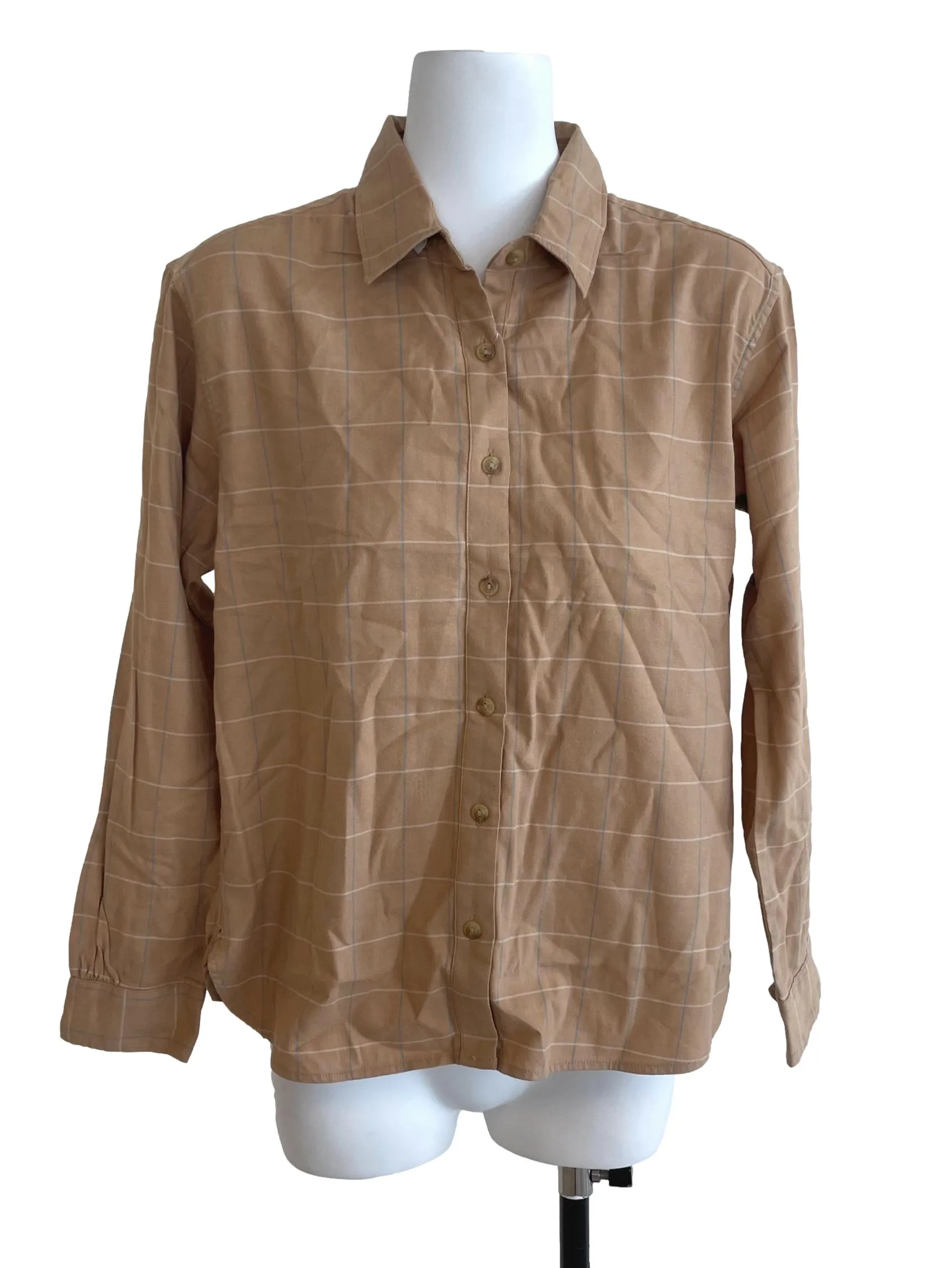 Brown Checked Shirt