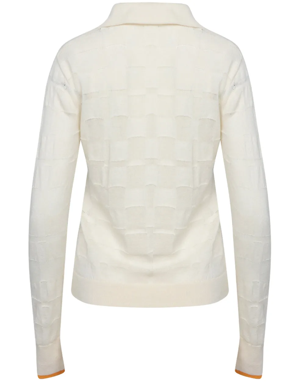 Butter Jacquard Damier Polo