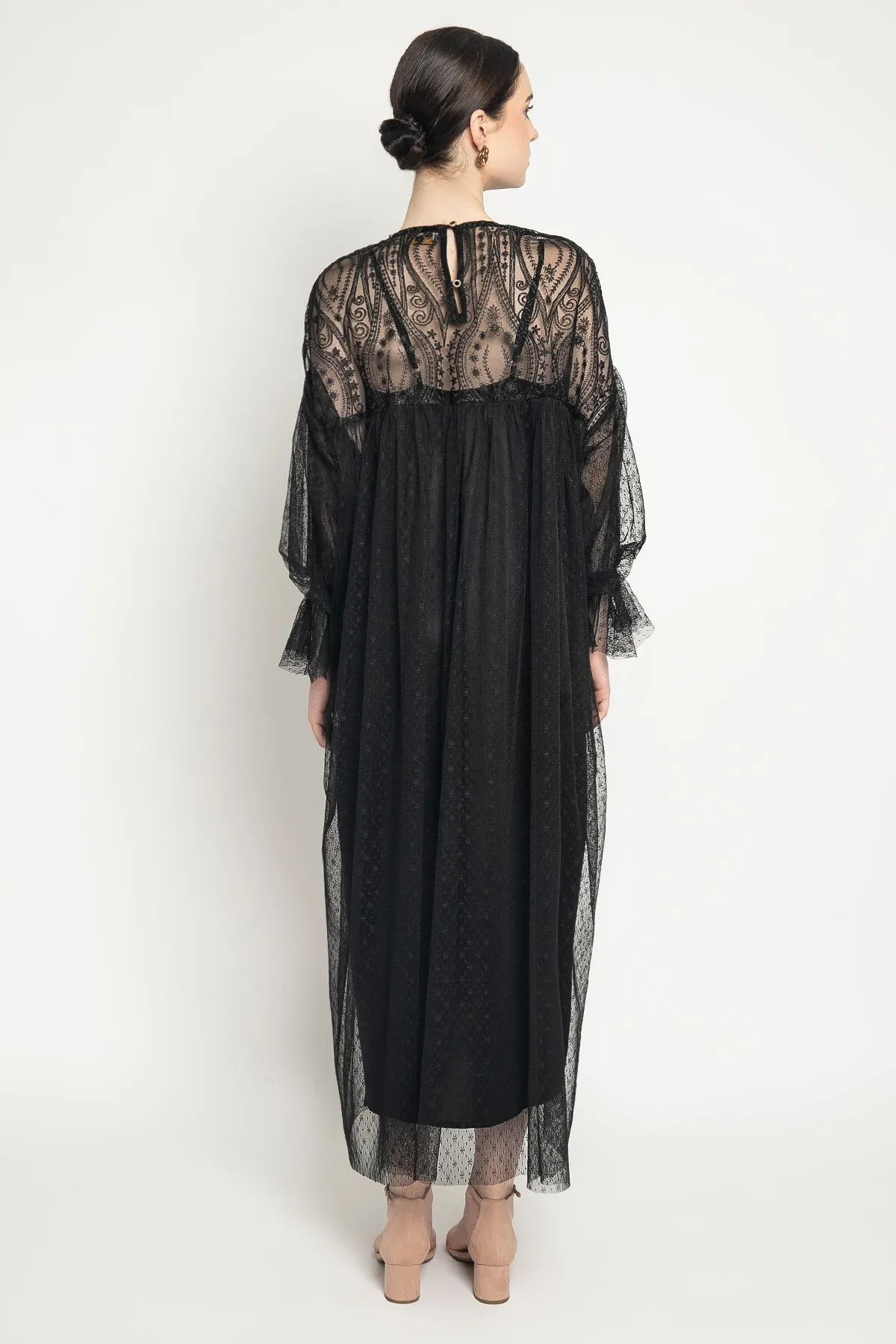 Carissa Dress in Full Black