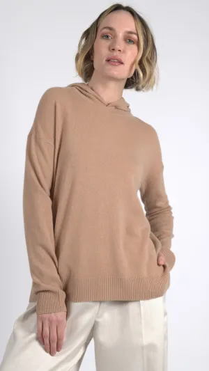 Carly Cashmere Pullover w/ Hood