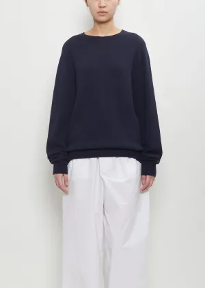 Cashmere Bow Collar Pullover