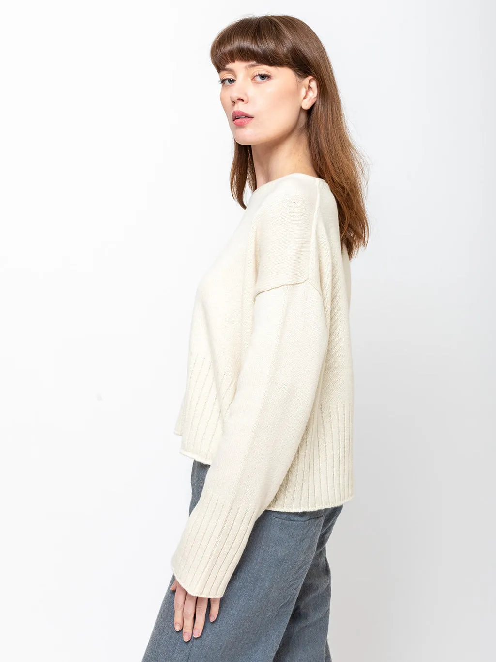 Cashmere Pullover - Natural