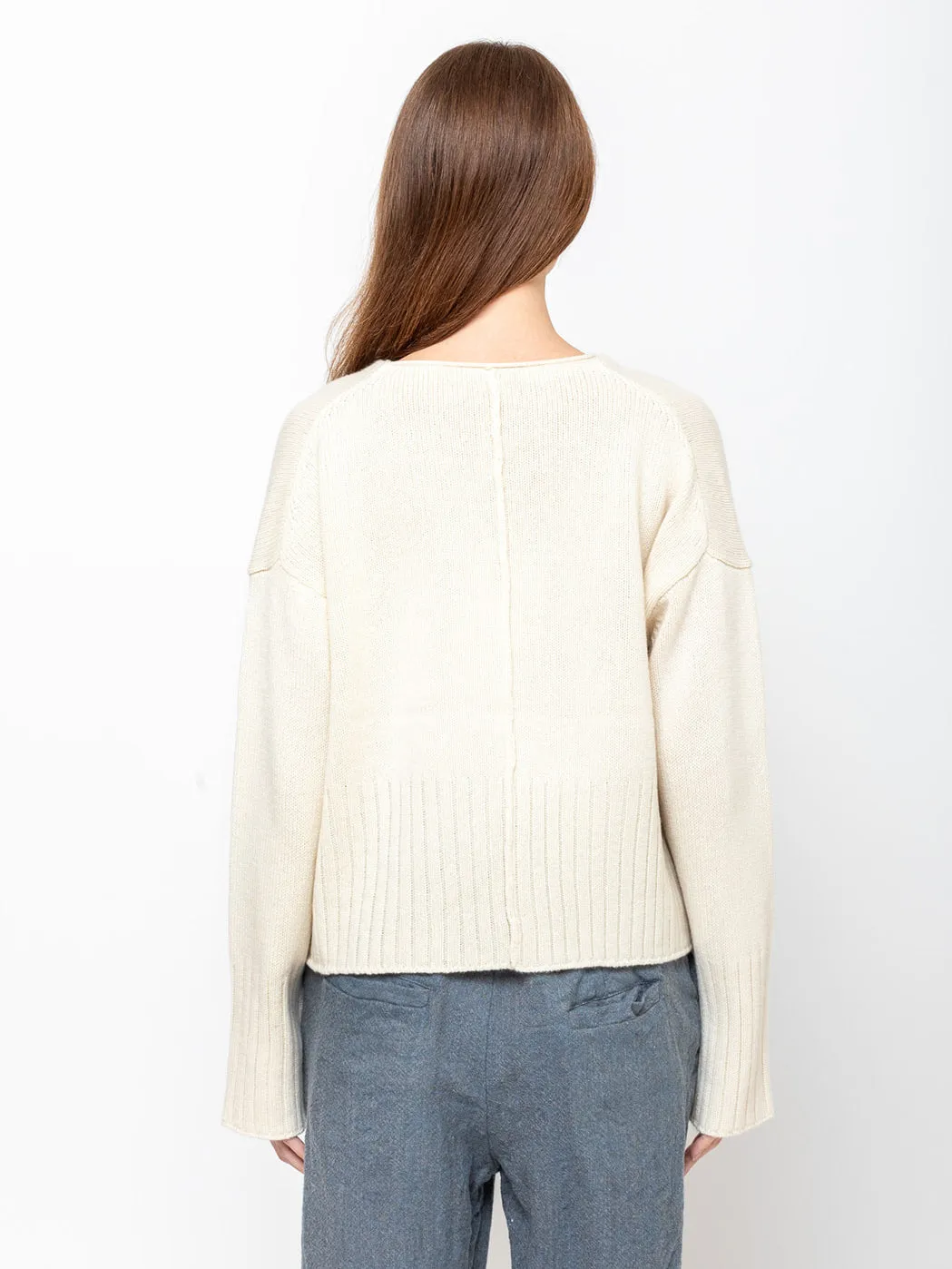 Cashmere Pullover - Natural