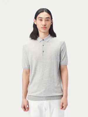 Cashmere Silk Polo Shirt