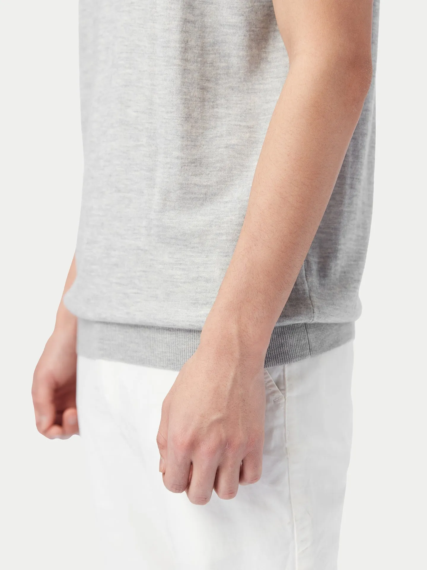 Cashmere Silk Polo Shirt