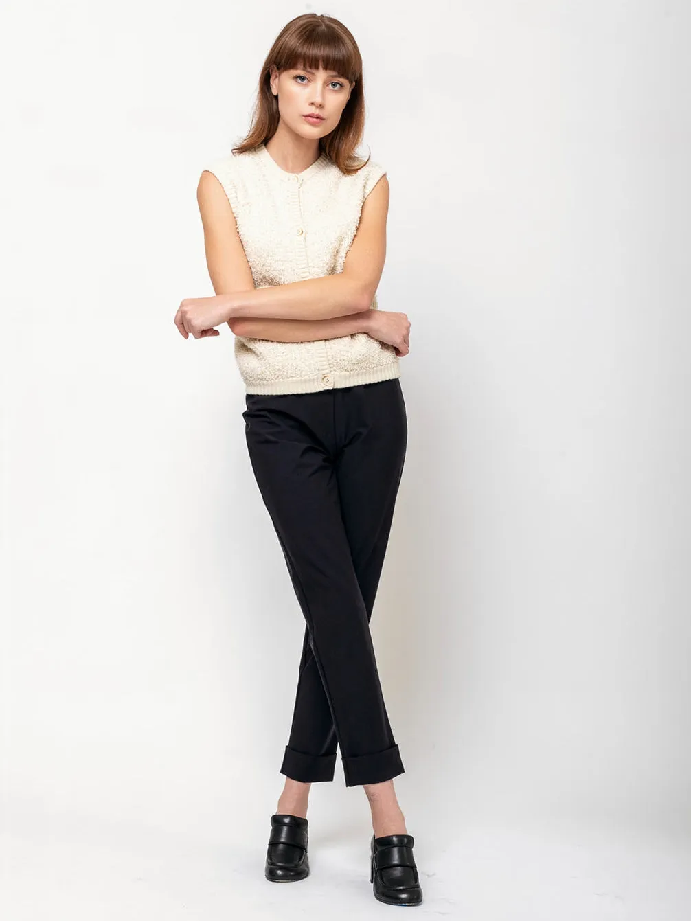 Cashmere Vest - Natural