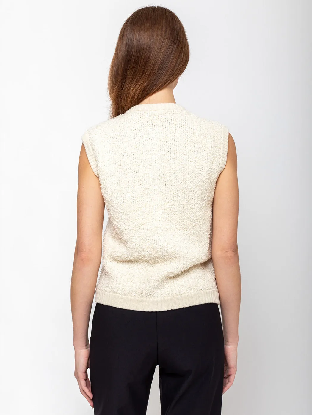 Cashmere Vest - Natural