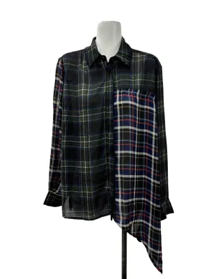 Checkered Collared Top