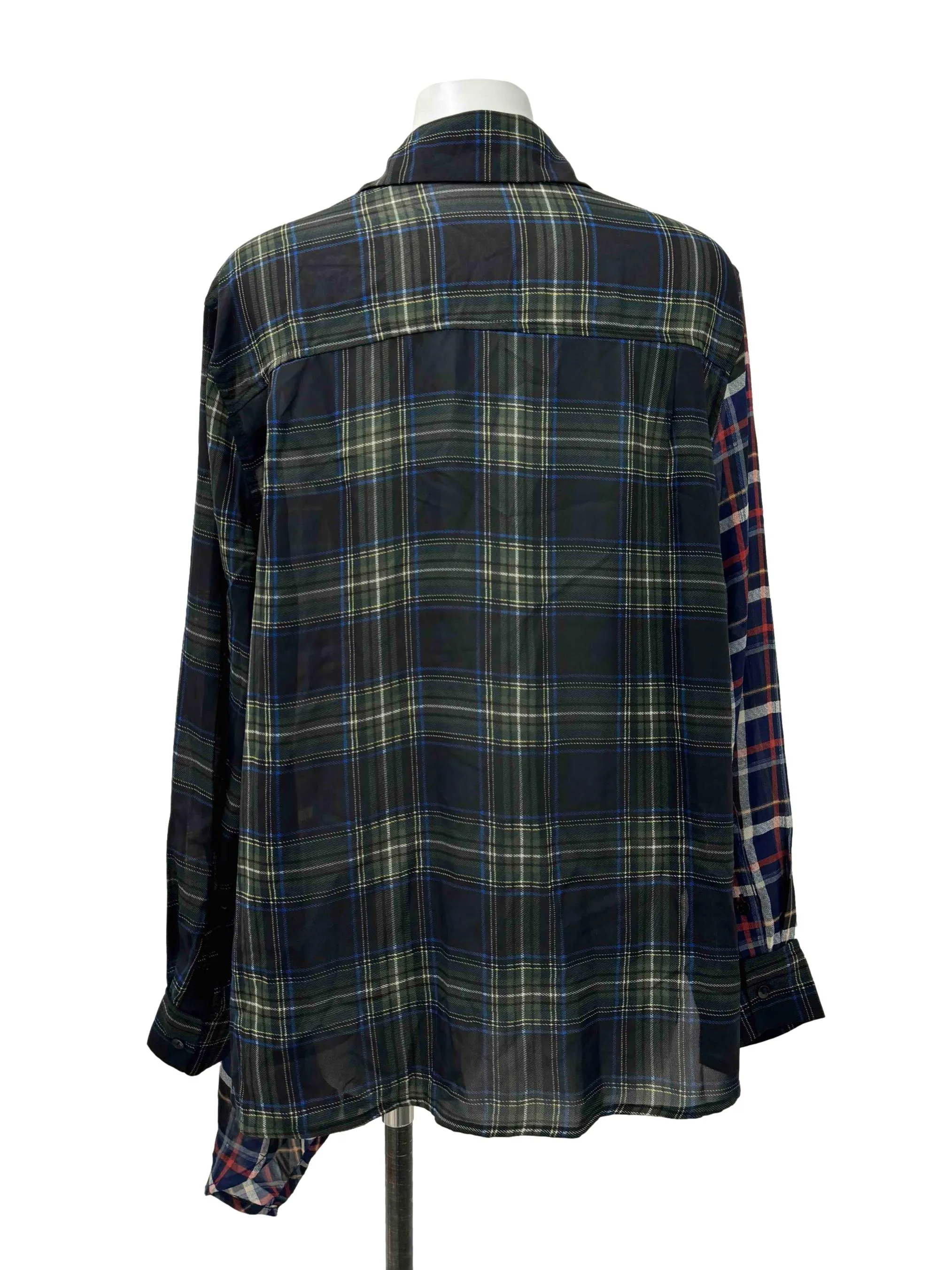 Checkered Collared Top