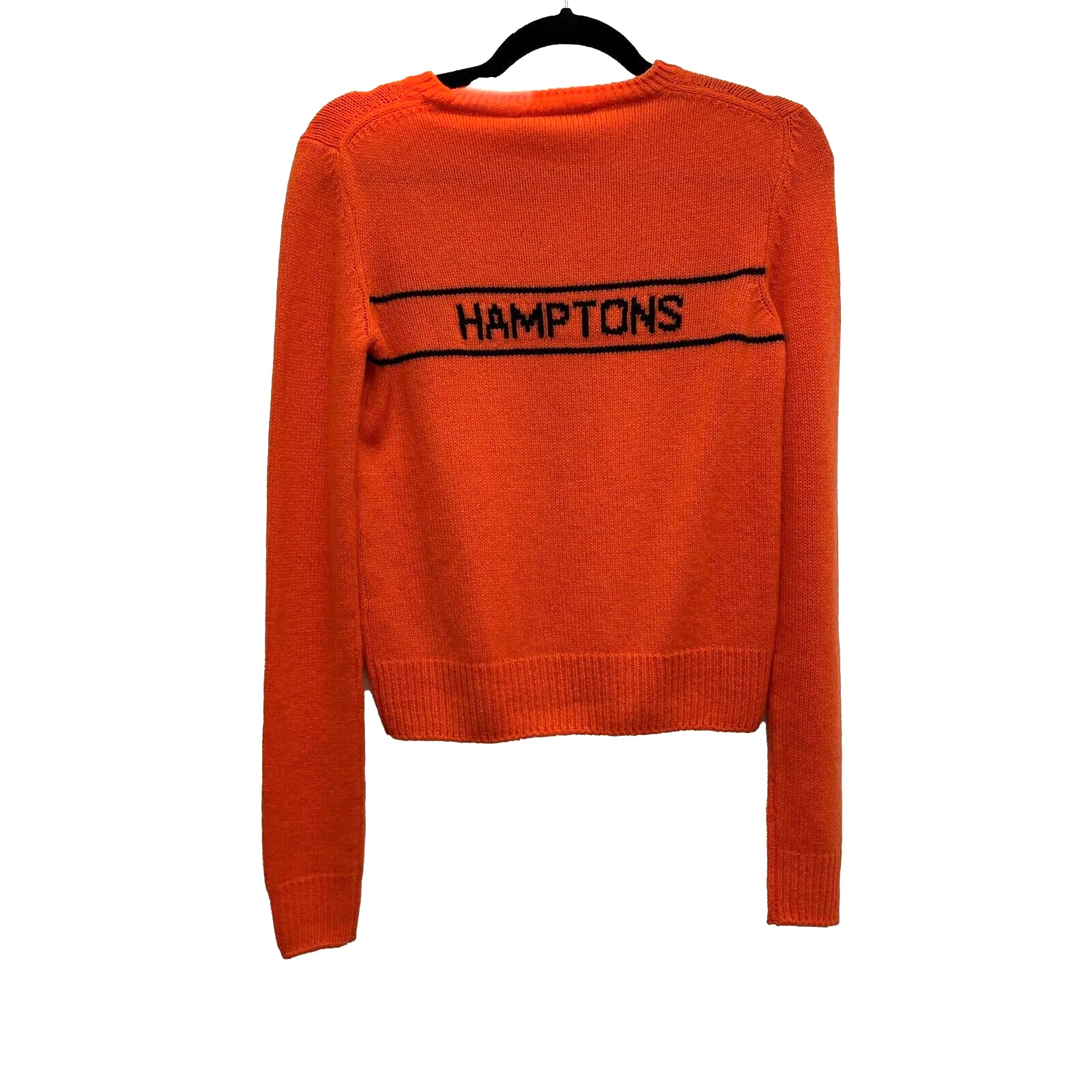 Christian Dior NEW Hamptons Limited Edition Orange Cashmere Sweater 34 US 2