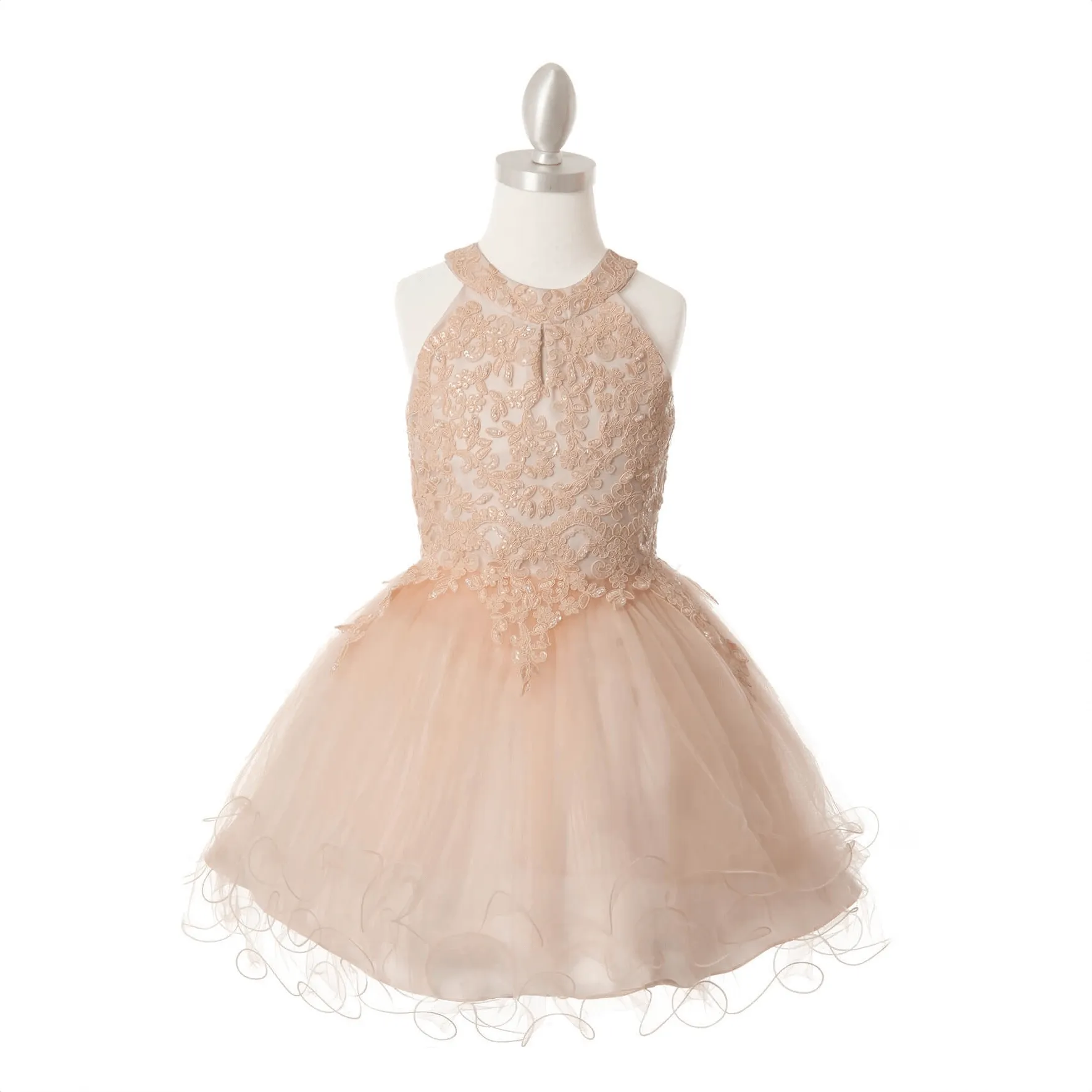 Clara Dress - Peach