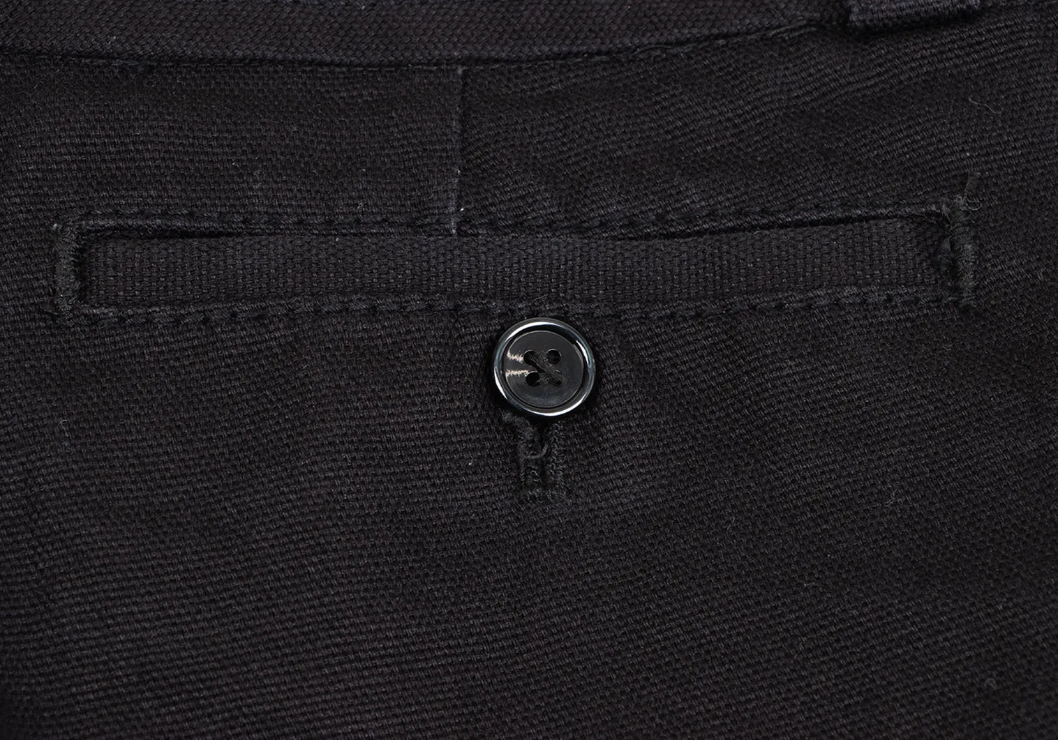 COMME des GARCONS Japan. TRICOT. Black Cotton Linen Canvas Wide Pants
