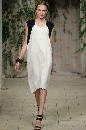 Contrast T-Shirt Dress: Made in NYC (Style 131)