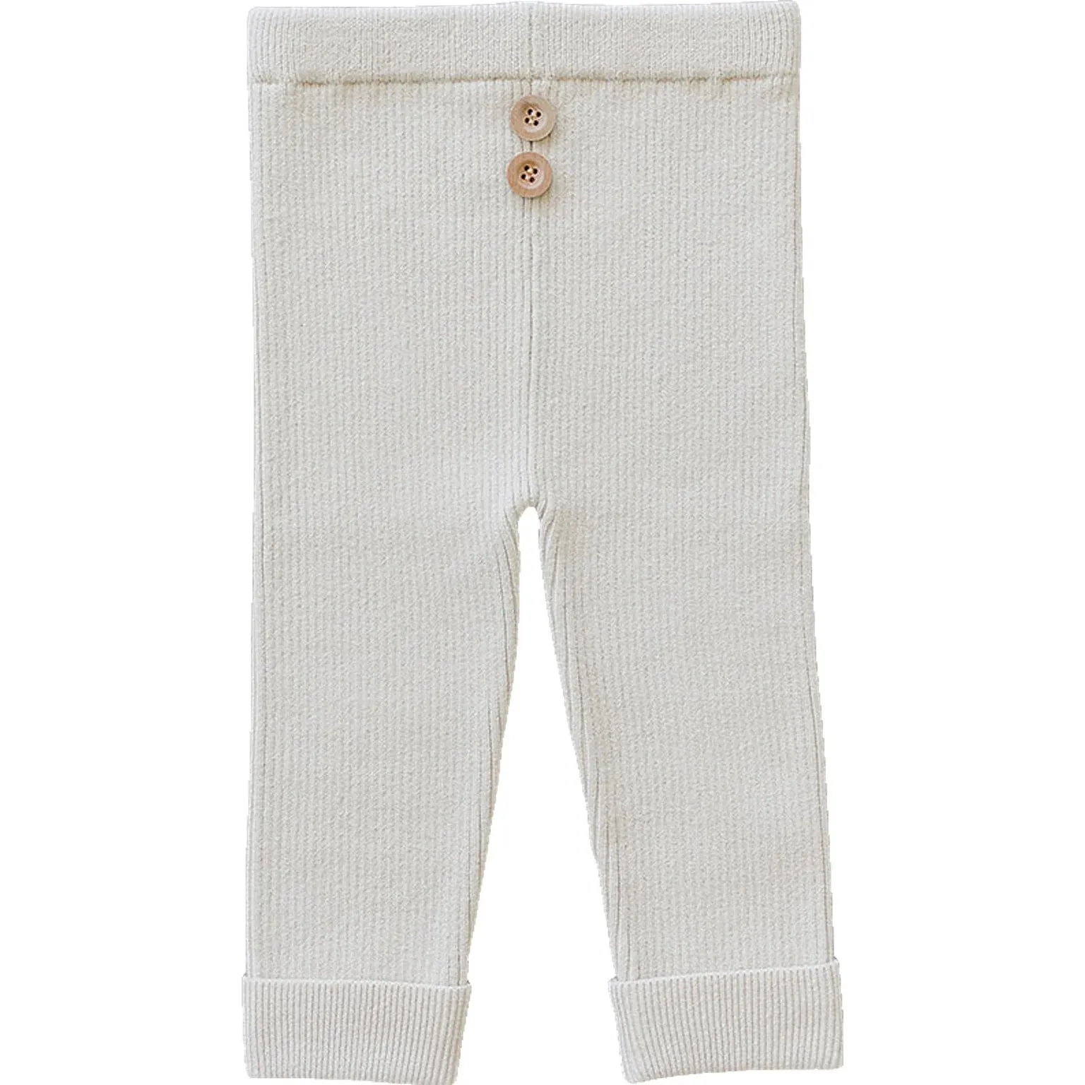 Cream Knit Leggings