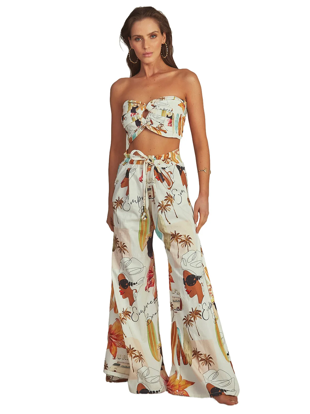 Cropped Bustier-Lydia Pant ::RET