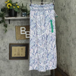 Dahui Womens High Waist Elastic Linen Pants 1002079